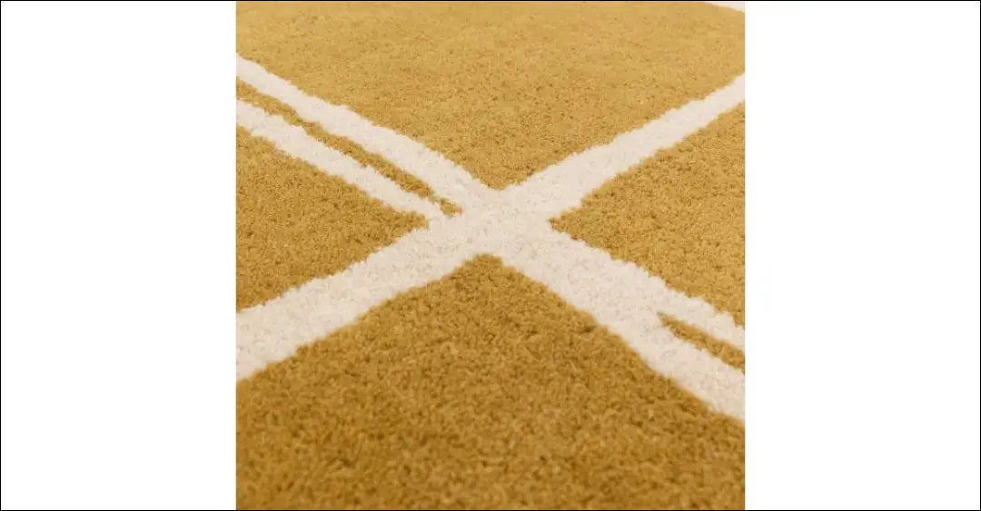 Vilnos kilimėlis RU969 - €45 Save 50% 25-50, __label:Pristatymas 1-2 d.d., color-geltona, kilimai, material-vilna 80 cm