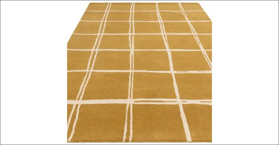 Vilnos kilimėlis RU969 - €45 Save 50% 25-50, __label:Pristatymas 1-2 d.d., color-geltona, kilimai, material-vilna 80 cm