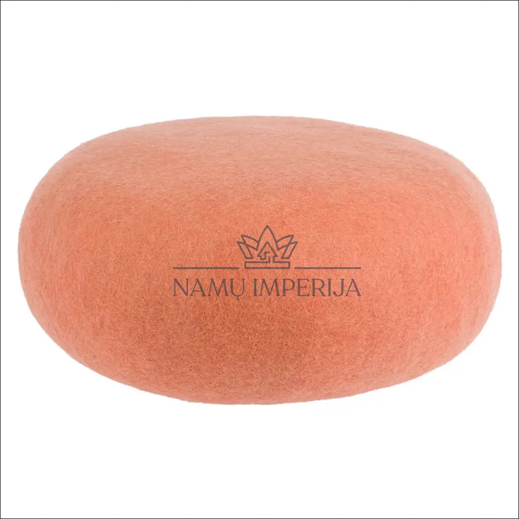 Vilnos pufas MI793 - €93 Save 50% 50-100, __label:Pristatymas 1-2 d.d., color-oranzine, material-vilna, minksti €50