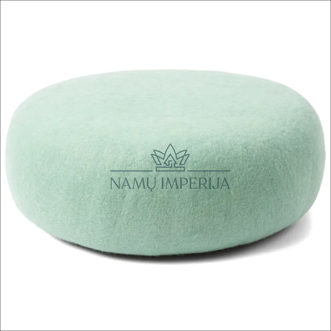 Vilnos pufas MI801 - €93 Save 50% 50-100, __label:Pristatymas 1-2 d.d., color-turkis, material-vilna, minksti €50