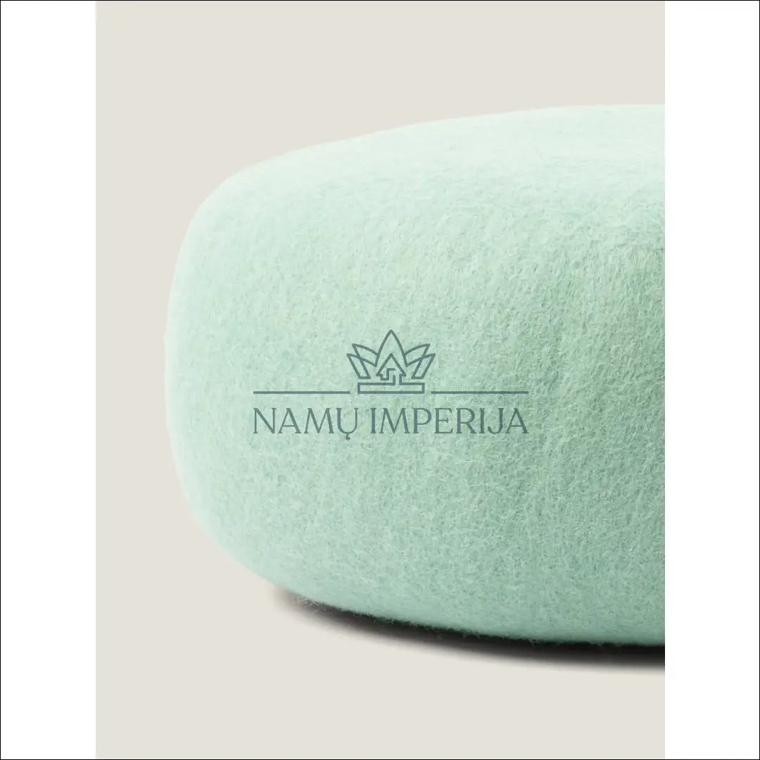 Vilnos pufas MI801 - €93 Save 50% 50-100, __label:Pristatymas 1-2 d.d., color-turkis, material-vilna, minksti €50