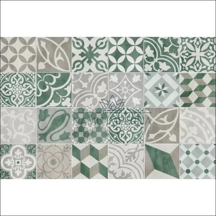 Vinilinis kilimėlis RU157 - €48 Save 55% 25-50, __label:Pristatymas 1-2 d.d., color-balta, color-pilka, color-zalia