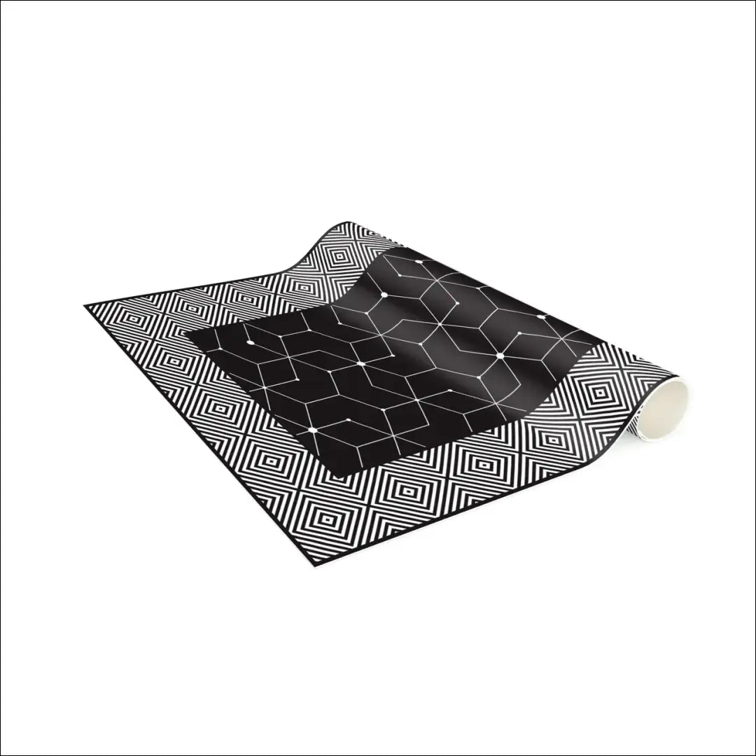 Vinilo kilimas RU1644 - €58 Save 50% 50-100, __label:Pristatymas 1-2 d.d., color-balta, color-juoda, Dydis-60x180 cm 60