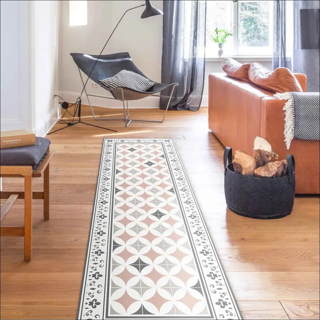 Vinilo kilimas RU1647 - €44 Save 50% 25-50, __label:Pristatymas 1-2 d.d., color-balta, color-pilka, color-rozine 50 cm