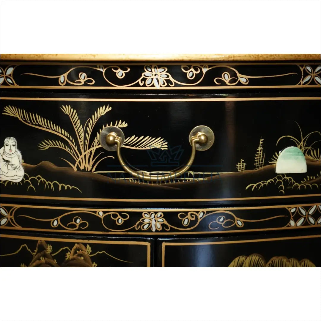 Vintažinis naktinis staliukas GI545 €171 Save 65% 100 200, __label:Pristatymas 1 2 d.d., color auksine, juoda, material