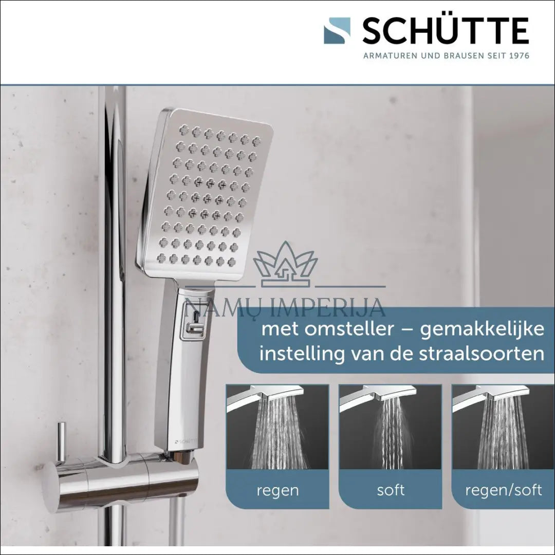 Virštinkinis dušo rinkinys “Schutte” DI10227 - €46 Save 50% 25-50, __label:Pristatymas 1-2 d.d., color-sidabrine,