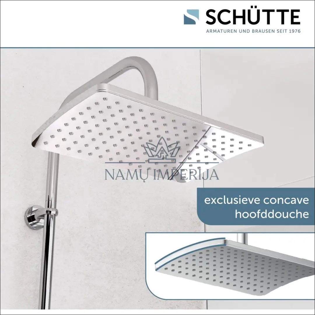 Virštinkinis dušo rinkinys “Schutte” DI10227 - €46 Save 50% 25-50, __label:Pristatymas 1-2 d.d., color-sidabrine,