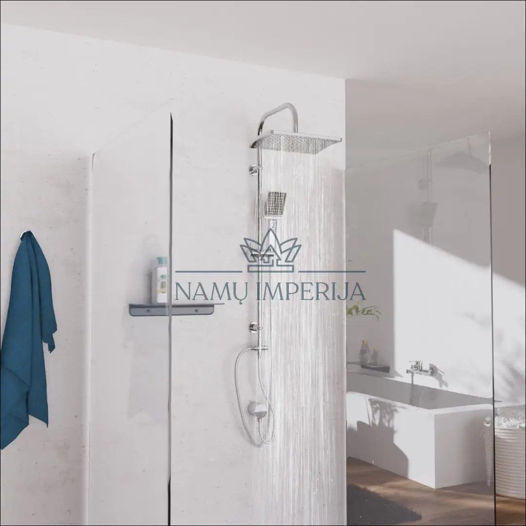 Virštinkinis dušo rinkinys “Schutte” DI10227 - €46 Save 50% 25-50, __label:Pristatymas 1-2 d.d., color-sidabrine,