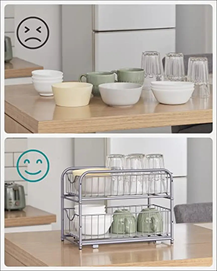 Virtuvės indų lentyna SM1945 - €49 Save 40% 25-50, __label:Pristatymas 5-14 d.d., notouch30, song, spalva-pilka