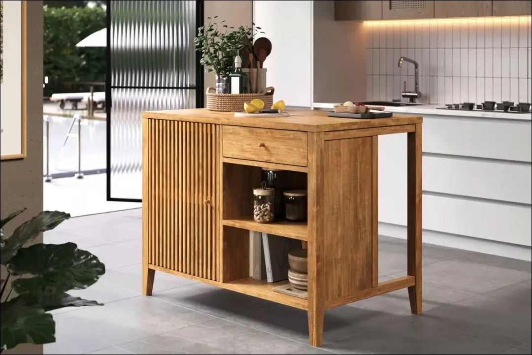 Virtuvės sala/baro stalas VI1408 - €245 Save 50% __label:Pristatymas 1-2 d.d., baro-stalas, color-ruda,