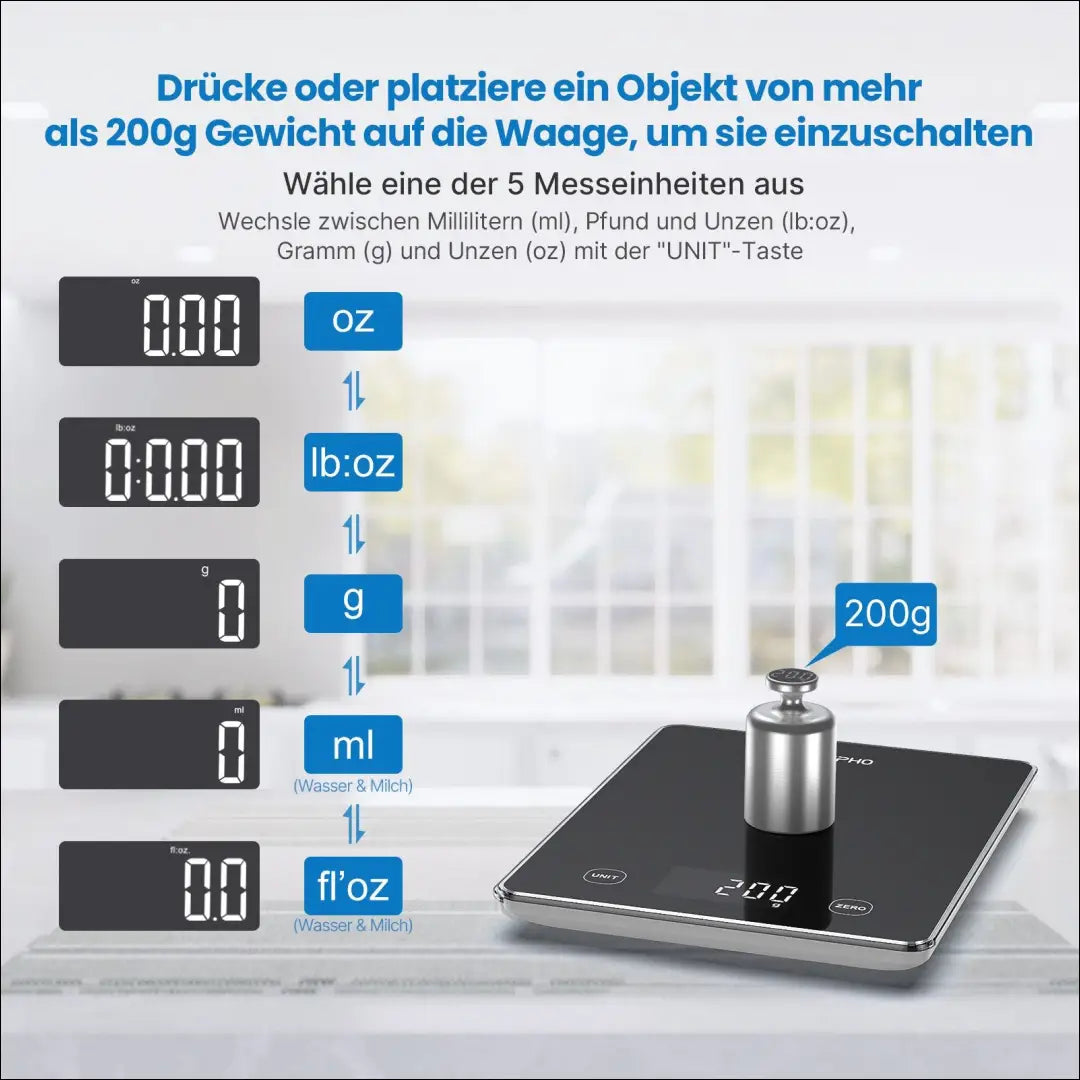 Virtuvinės svarstyklės Calibra 1L išmaniosios mitybos T001 DI12369 - €12 Save 50% __label:Pristatymas 1-2 d.d.,