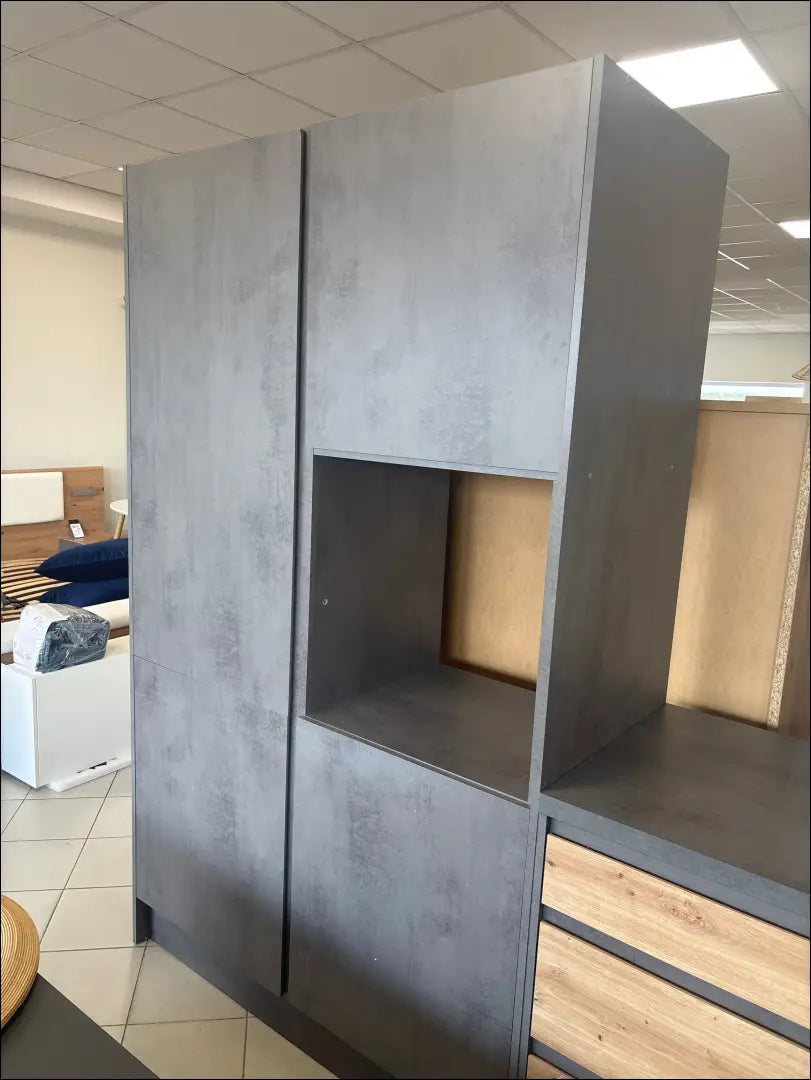 Virtuvinis komplektas (2 dalys) KI1392 - €275 __label:Pristatymas 1-2 d.d., color-pilka, color-ruda, material-mediena,