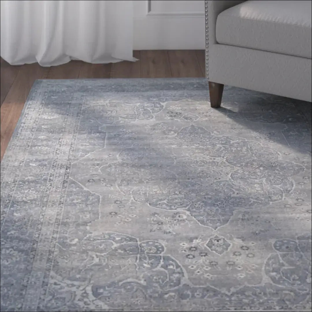 Viskozės kilimas RU1109 - €190 Save 50% 100-200, __label:Pristatymas 1-2 d.d., color-melyna, kilimai, material-viskoze