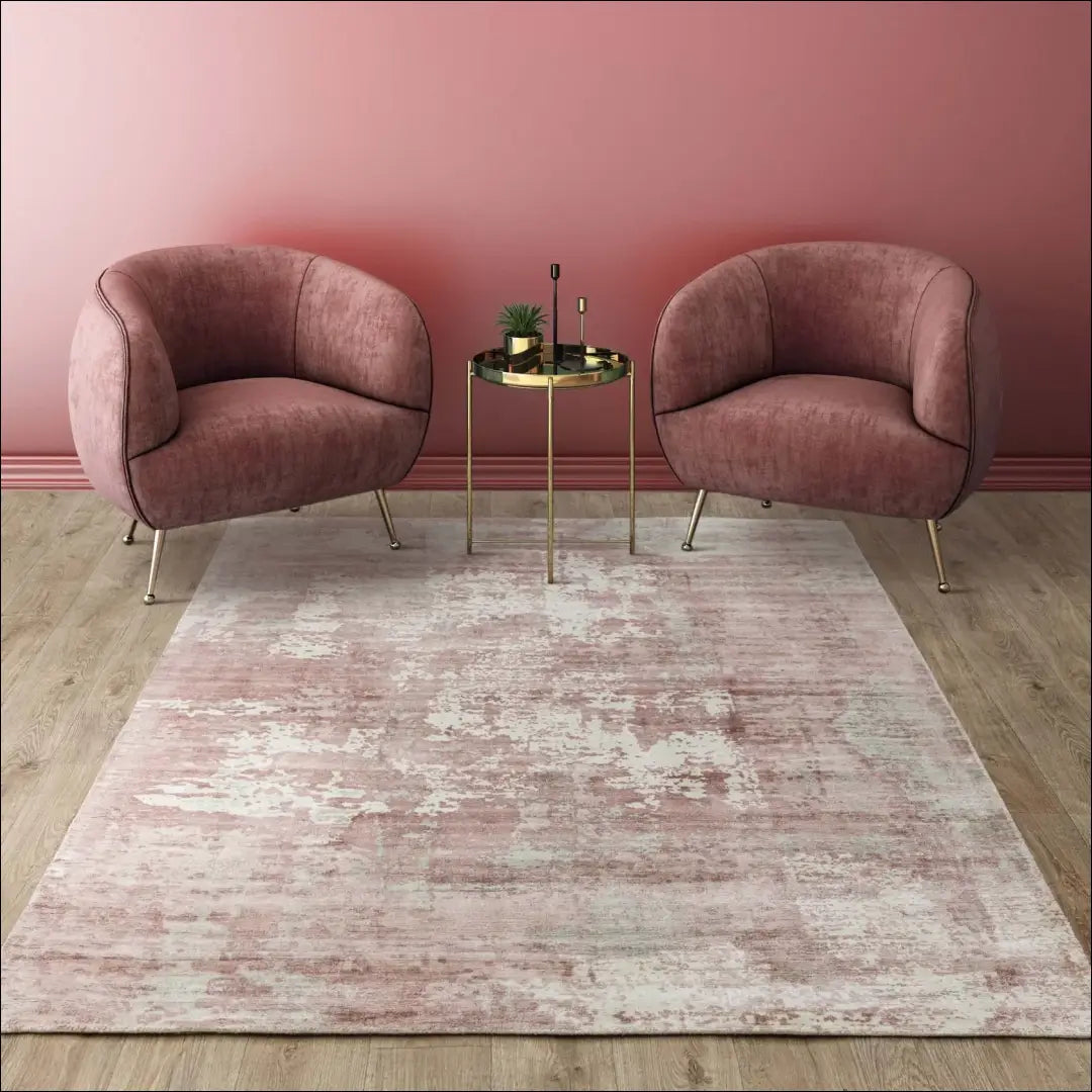 Viskozės kilimas RU1483 - €360 Save 50% __label:Pristatymas 1-2 d.d., color-pilka, color-rozine, Dydis-160-x-230-cm,