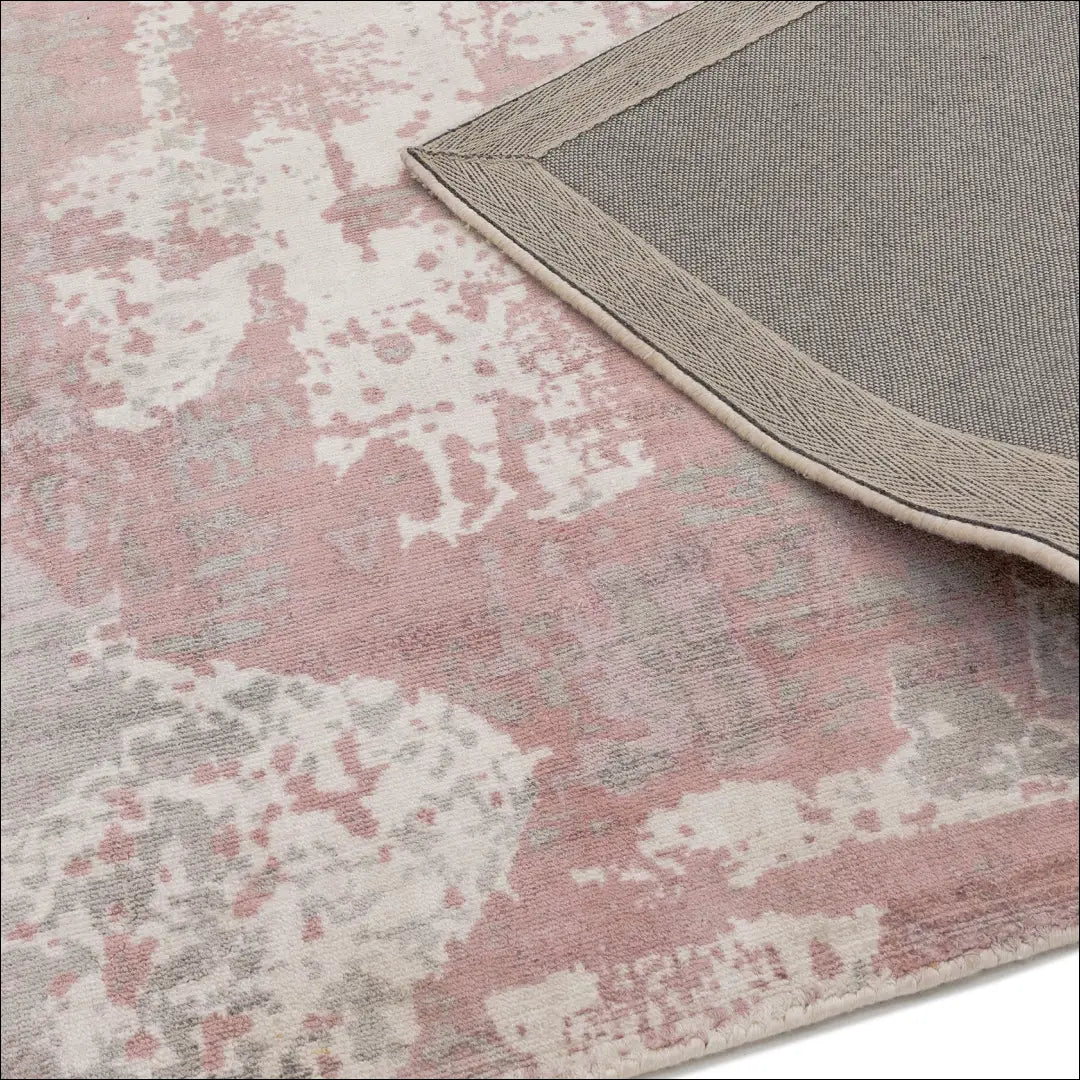 Viskozės kilimas RU1483 - €360 Save 50% __label:Pristatymas 1-2 d.d., color-pilka, color-rozine, Dydis-160-x-230-cm,