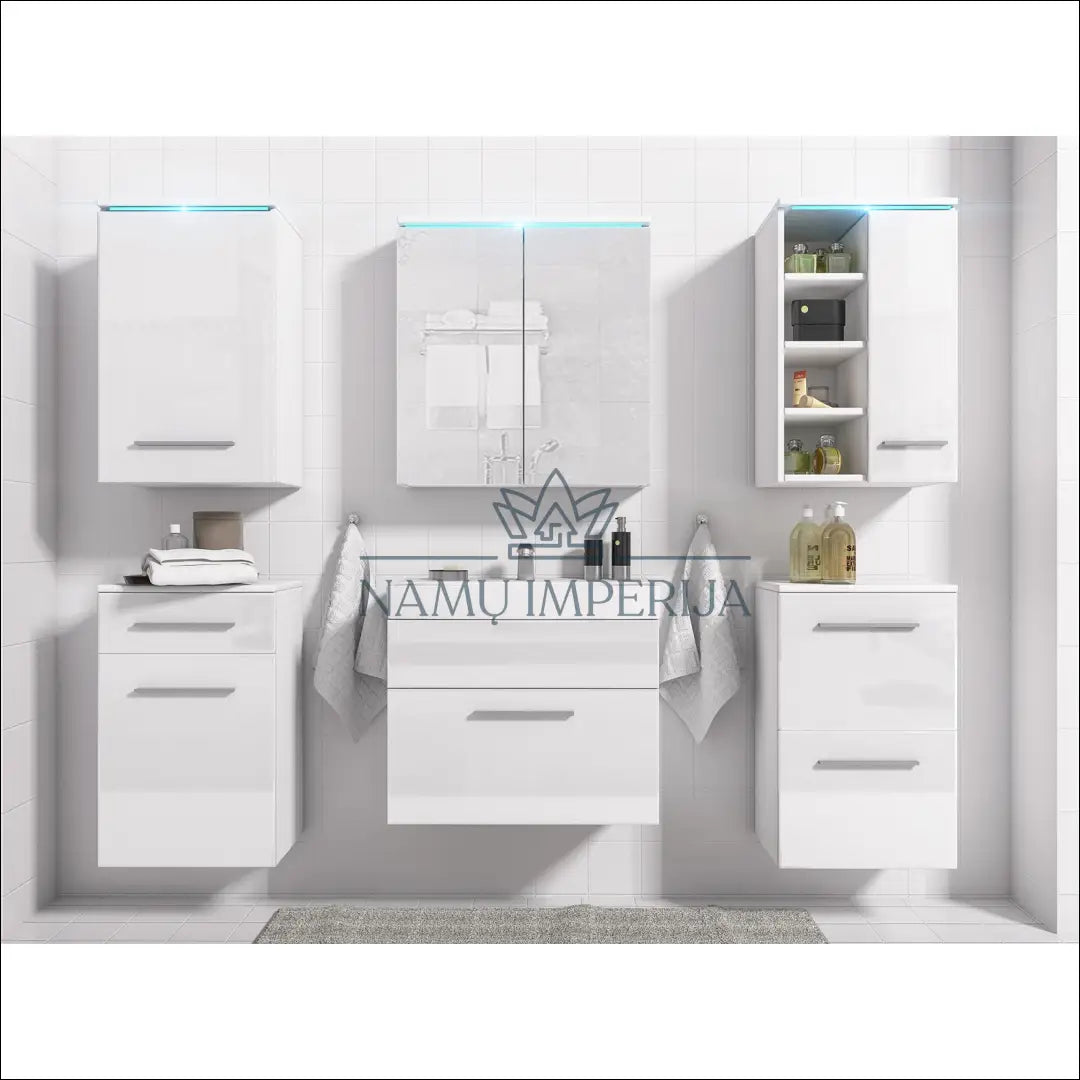Vonios baldų komplektas (6 dalys) KI1168 - €440 Save 50% __label:Pristatymas 1-2 d.d., color-balta, material-mediena,