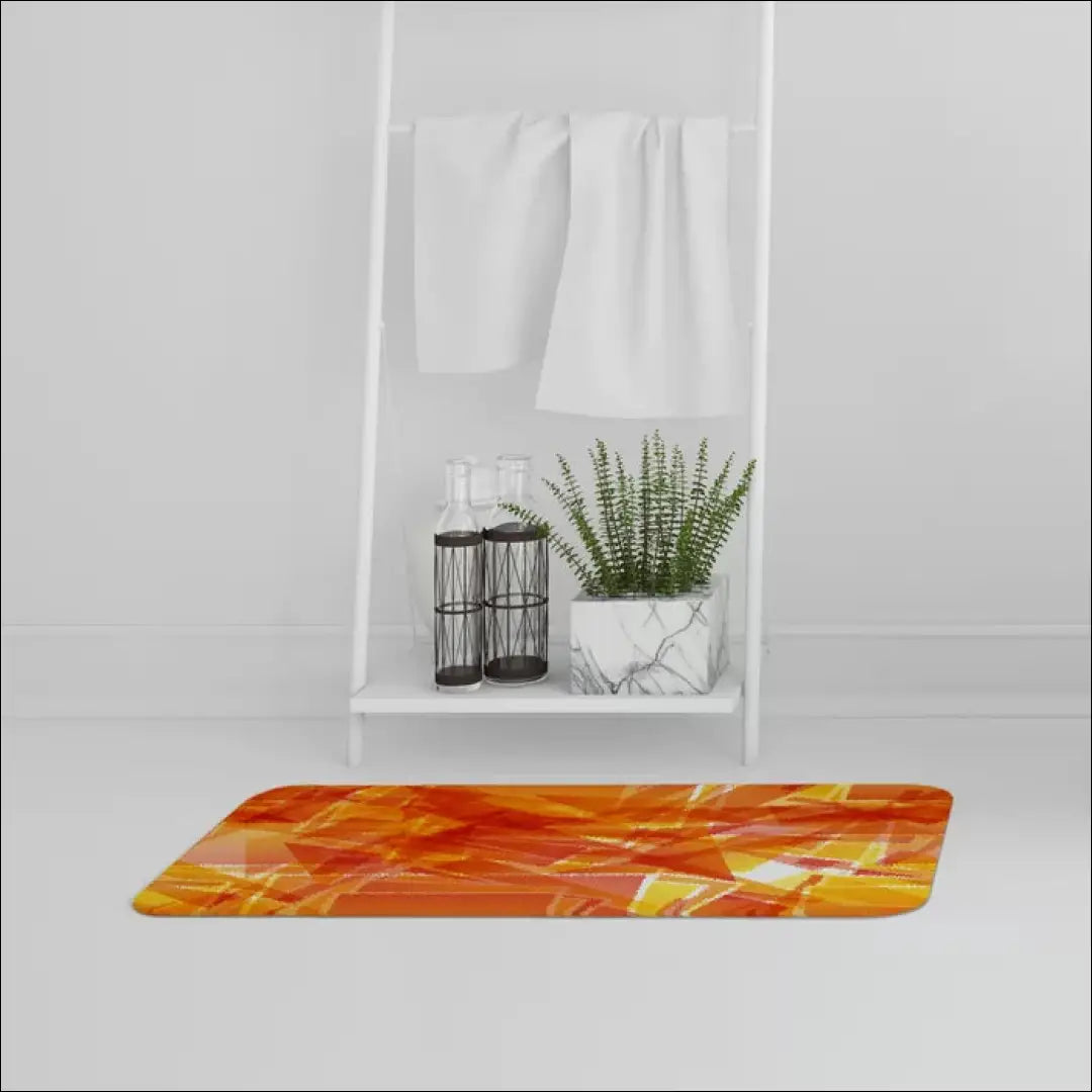 Vonios kambario kilimėlis RU129 - €33 Save 55% 25-50, __label:Pristatymas 1-2 d.d., color-geltona, color-oranzine,
