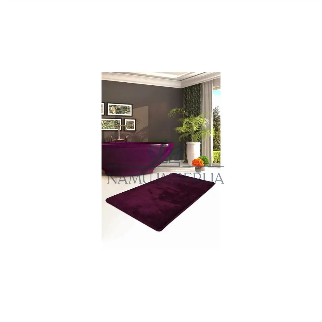 Vonios kambario kilimėlis RU534 - €46 Save 60% 25-50, color-raudona, color-violetine, ilgaplaukiai, kilimai 1-2