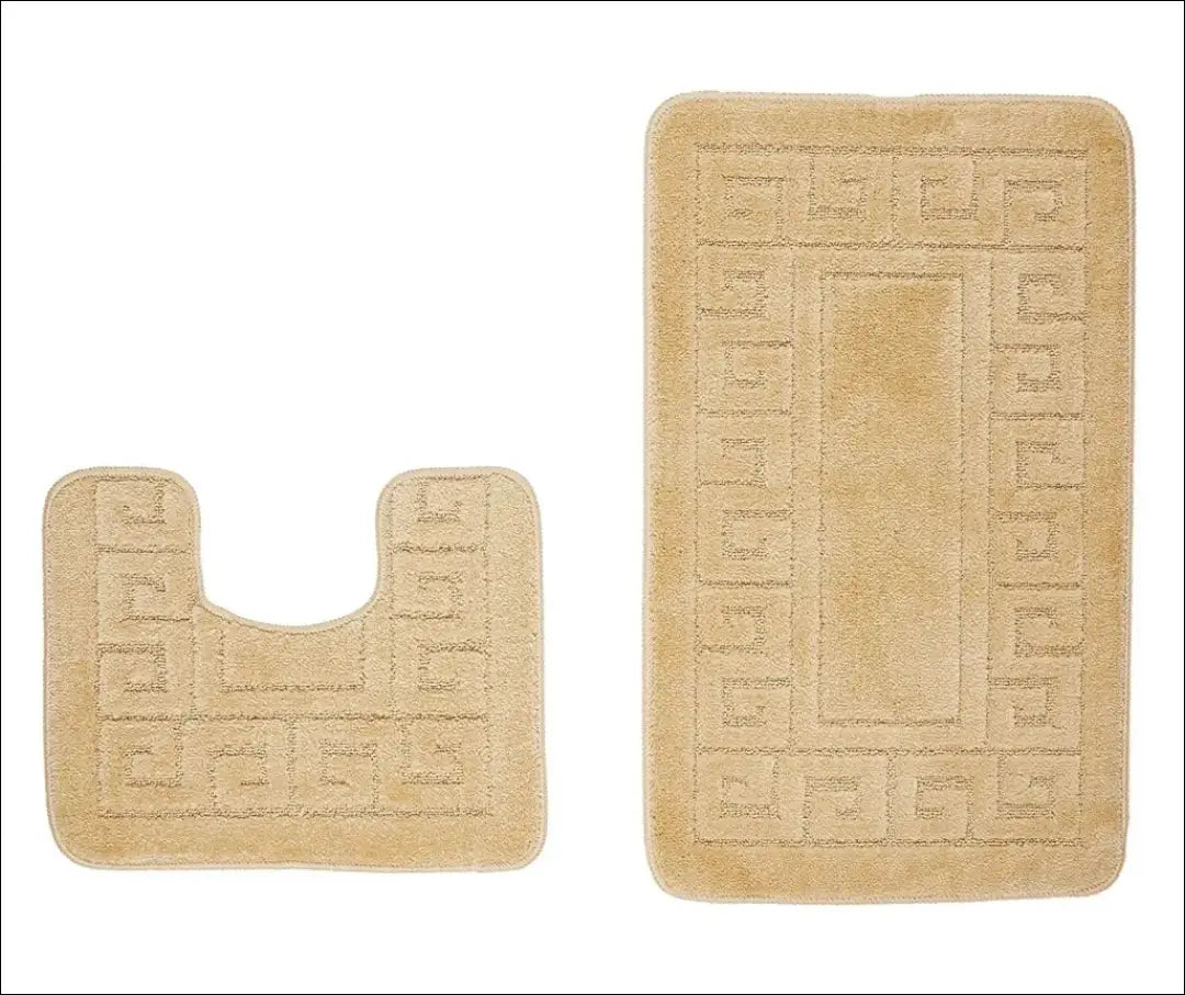 Vonios kambario kilimėlių komplektas (2vnt) RU1573 - €24 Save 50% __label:Pristatymas 1-2 d.d., color-ruda,