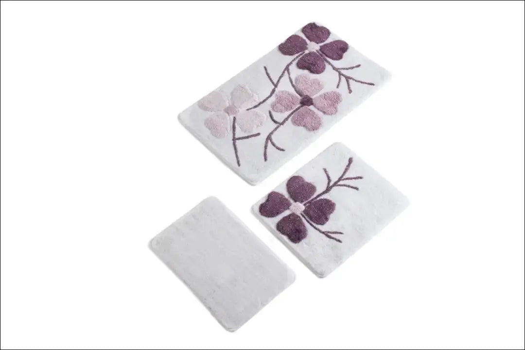 Vonios kambario kilimėlių komplektas (3vnt) RU1577 - €37 Save 50% 25-50, __label:Pristatymas 1-2 d.d., color-balta,