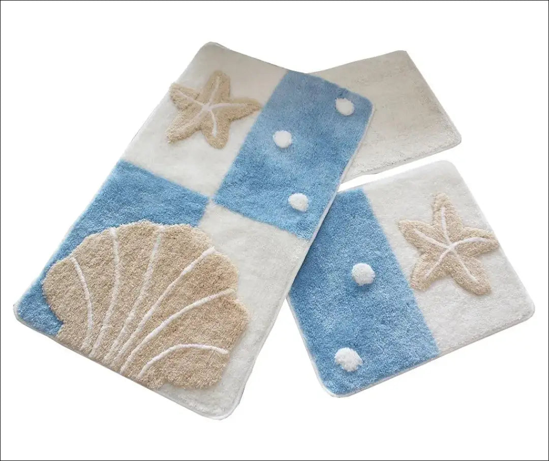 Vonios kambario kilimėlių komplektas (3vnt) RU999 - €42 Save 50% 25-50, __label:Pristatymas 1-2 d.d., color-kremas,