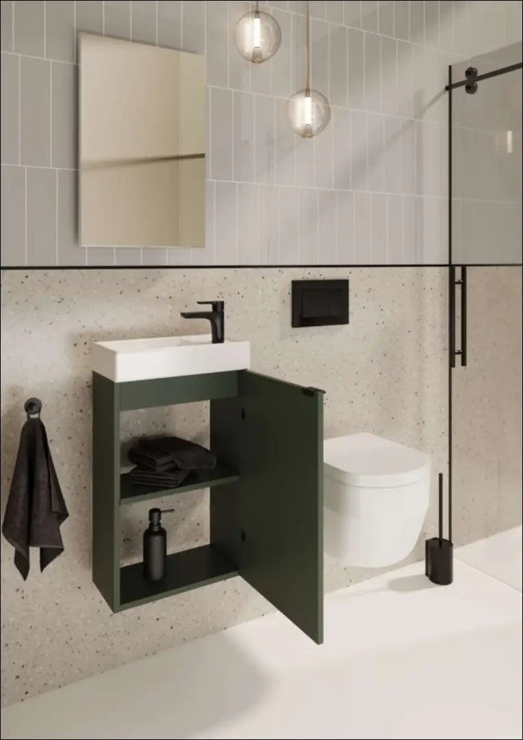 Vonios kambario komplektas KI1764 - €95 Save 50% 50-100, __label:Pristatymas 1-2 d.d., color-balta, color-zalia,