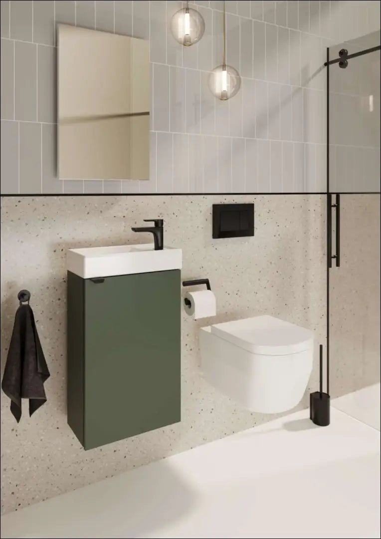Vonios kambario komplektas KI1764 - €95 Save 50% 50-100, __label:Pristatymas 1-2 d.d., color-balta, color-zalia,