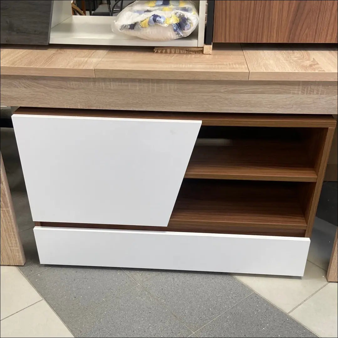 Vonios kambario komplektas (spintelė + LED veidrodis) KI713 - €330 Save 70% __label:Pristatymas 1-2 d.d., color-balta,