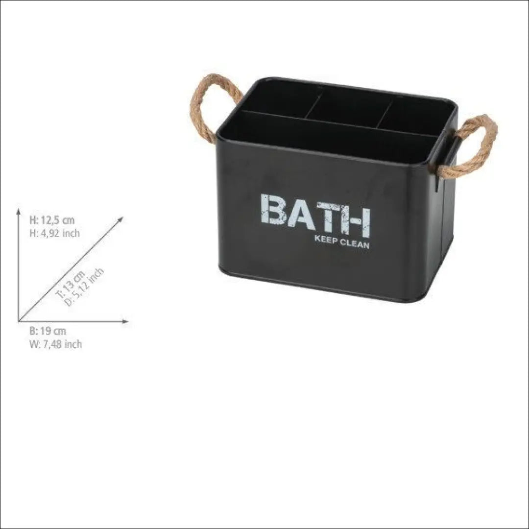 Vonios kambario organizatorius DI12536 - €11 Save 50% __label:Pristatymas 1-2 d.d., color-juoda, material-metalas,