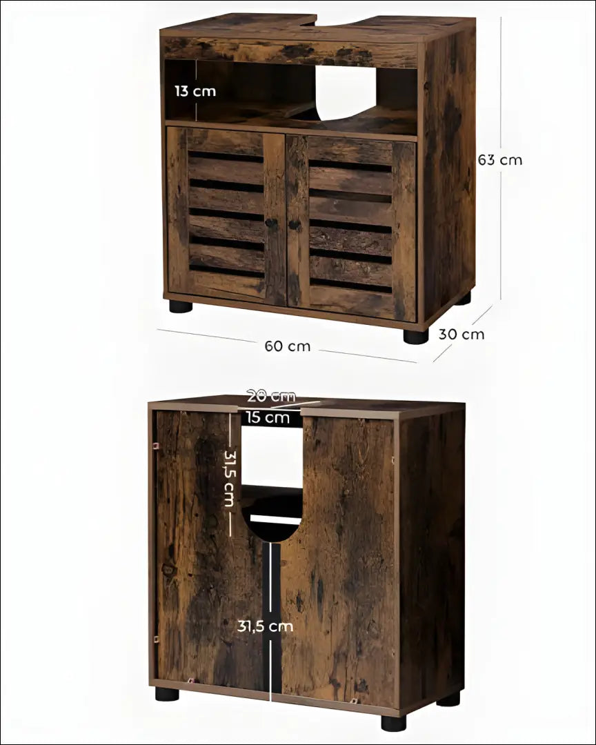 Vonios kriauklės spintelė SM1944 - €88 Save 40% 50-100, __label:Pristatymas 5-14 d.d., notouch30, song, spalva-ruda