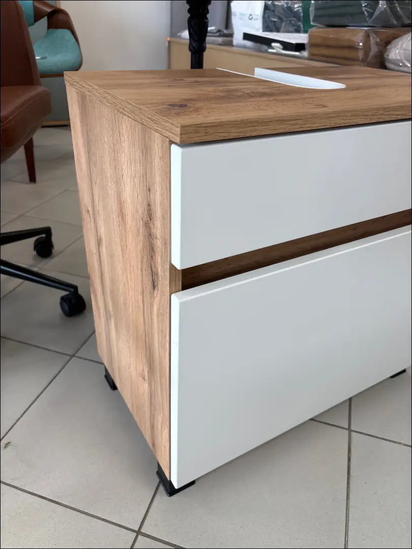 Vonios spintelė KI1246 - €53 Save 50% 50-100, __label:Pristatymas 1-2 d.d., color-balta, color-ruda, material-mdf €50