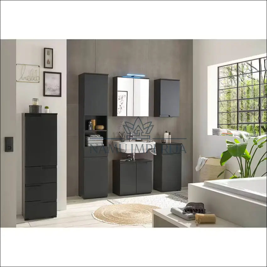 Vonios spintelė KI1302 €25 Save 80% 25 50, __label:Pristatymas 1 2 d.d., color juoda, material mdf, pazeistas to €50