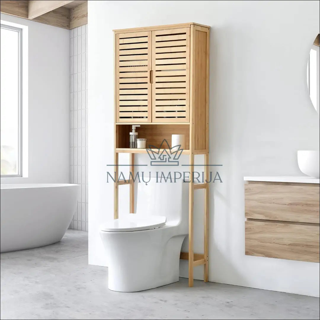 Vonios spintelė KI1404 - €54 Save 50% 50-100, __label:Pristatymas 1-2 d.d., color-ruda, material-bambukas,