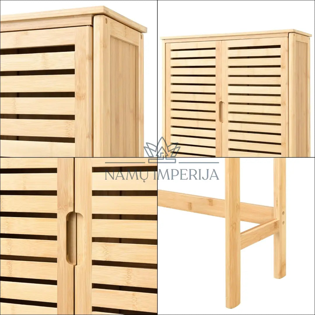 Vonios spintelė KI1404 - €54 Save 50% 50-100, __label:Pristatymas 1-2 d.d., color-ruda, material-bambukas,