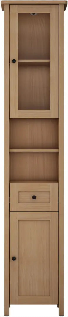 Vonios spintelė KI1556 - €84 Save 50% 50-100, __label:Pristatymas 1-2 d.d., color-ruda, material-mdf, material-stiklas