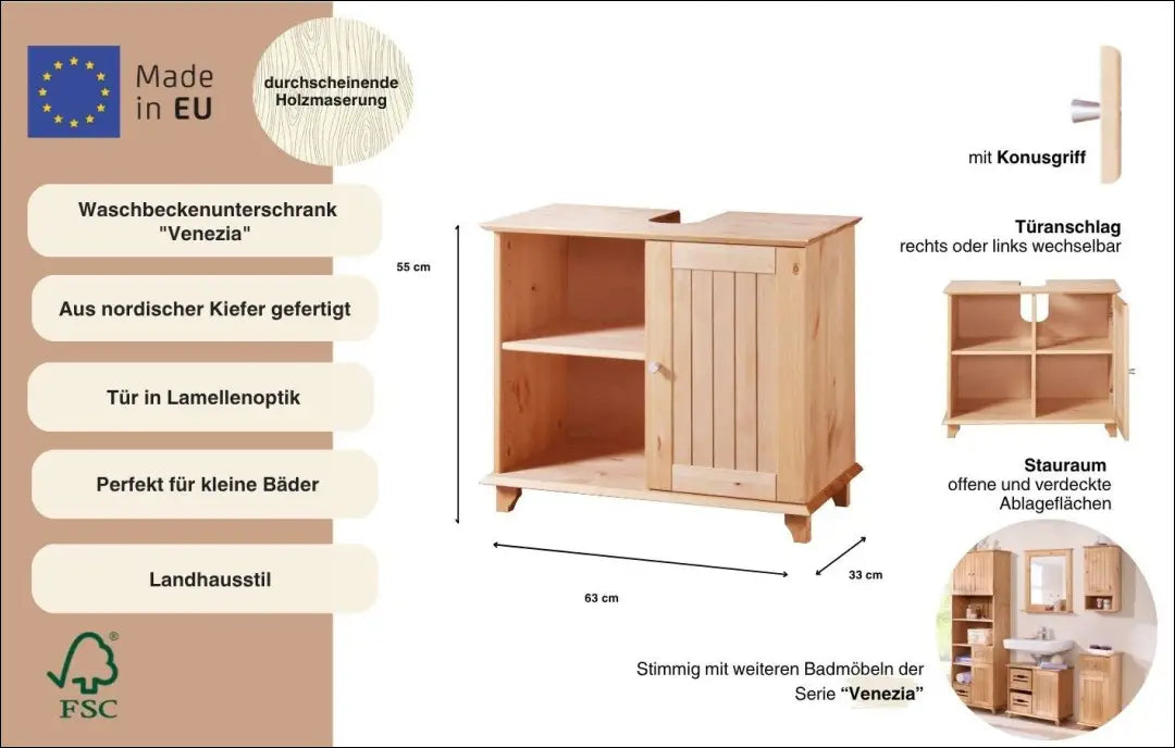 Vonios spintelė KI1558 - €59 Save 50% 50-100, __label:Pristatymas 1-2 d.d., color-ruda, material-medzio-masyvas,