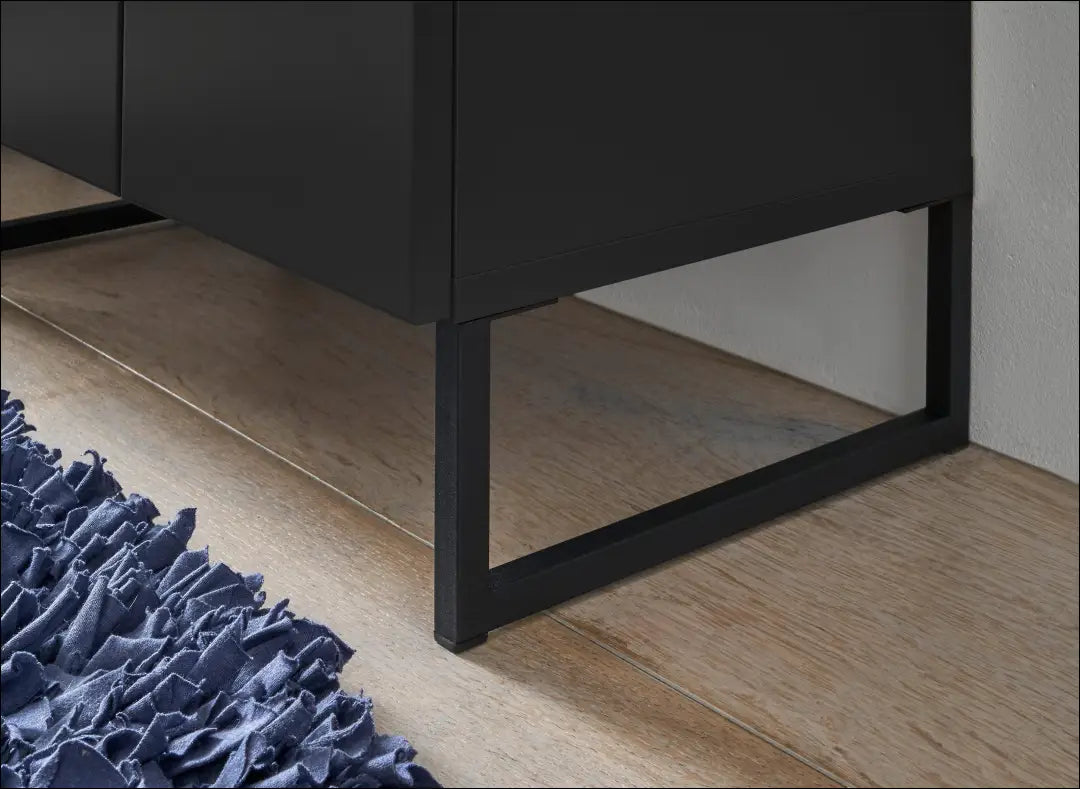 Vonios spintelė KI1583 - €100 Save 50% 100-200, __label:Pristatymas 1-2 d.d., color-juoda, material-mediena,