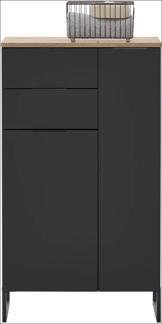 Vonios spintelė KI1583 - €100 Save 50% 100-200, __label:Pristatymas 1-2 d.d., color-juoda, material-mediena,