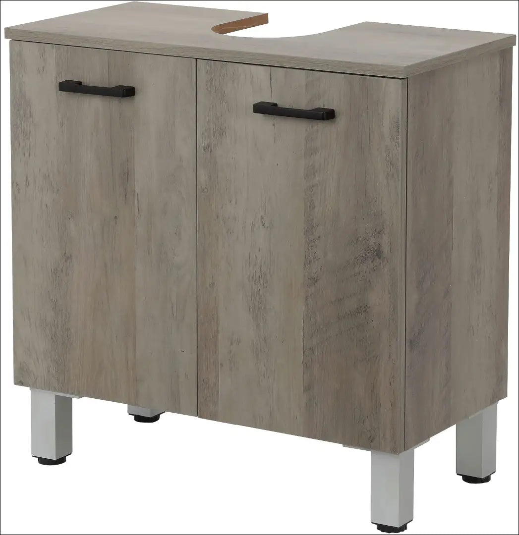 Vonios spintelė KI1586 - €40 Save 50% 25-50, __label:Pristatymas 1-2 d.d., color-pilka, material-mdf, vonios-kambarys