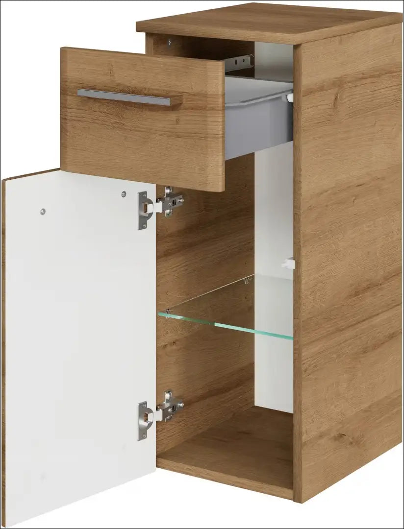 Vonios spintelė KI1640 - €53 Save 50% 50-100, __label:Pristatymas 1-2 d.d., color-ruda, material-mdf, vonios-kambarys