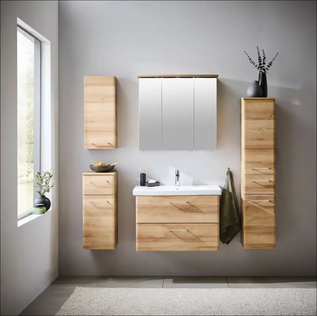 Vonios spintelė KI1640 - €53 Save 50% 50-100, __label:Pristatymas 1-2 d.d., color-ruda, material-mdf, vonios-kambarys