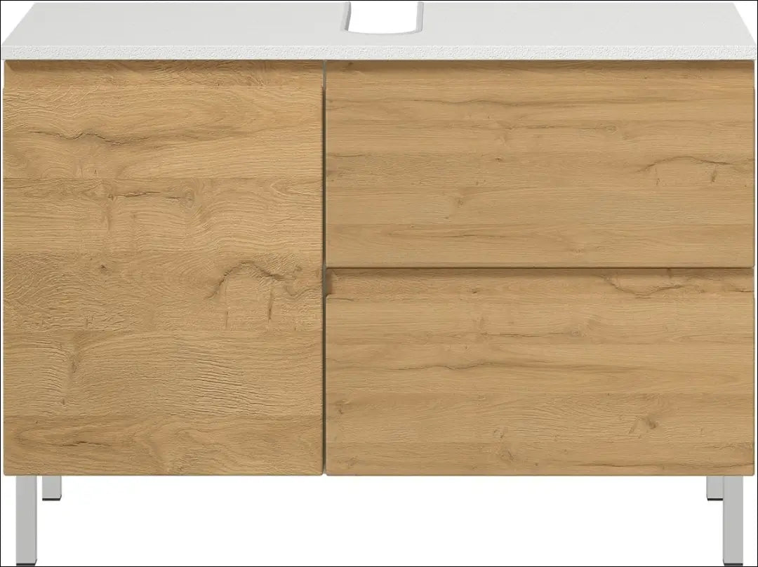 Vonios spintelė KI1857 - €90 Save 60% 50-100, __label:Pristatymas 1-2 d.d., color-balta, color-ruda, material-mediena