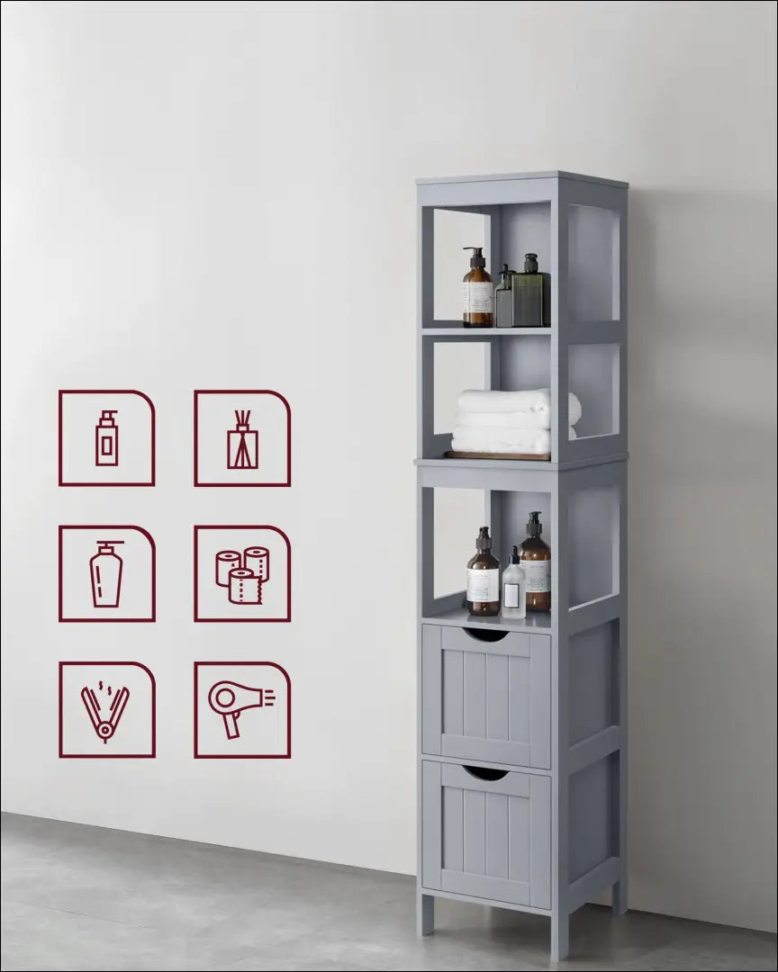 Vonios spintelė SM129 - €102 Save 40% 100-200, __label:Pristatymas 5-14 d.d., notouch30, song, spalva-pilka