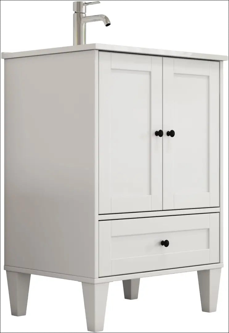 Vonios spintelė su kriaukle KI1720 - €125 Save 50% 100-200, __label:Pristatymas 1-2 d.d., color-balta,
