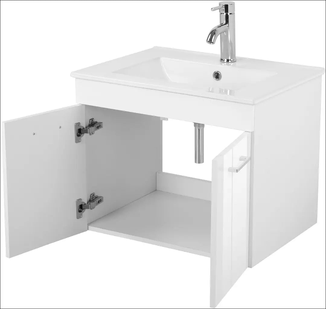 Vonios spintelė su kriaukle KI1815 - €120 Save 50% 100-200, __label:Pristatymas 1-2 d.d., color-balta,