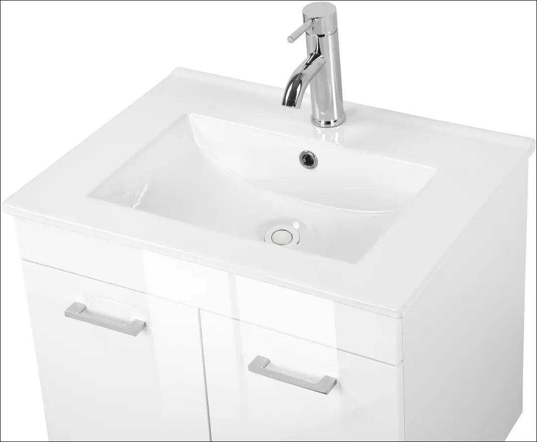 Vonios spintelė su kriaukle KI1815 - €120 Save 50% 100-200, __label:Pristatymas 1-2 d.d., color-balta,