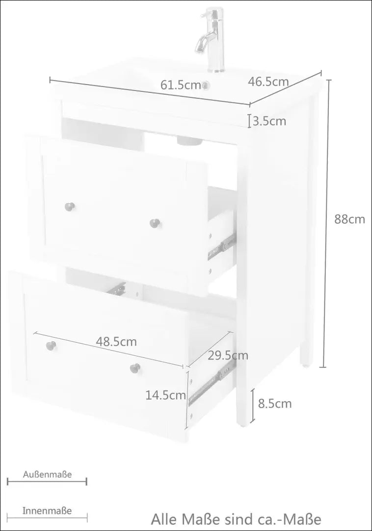 Vonios spintelė su kriaukle KI1849 - €98 Save 55% 50-100, __label:Pristatymas 1-2 d.d., material-keramika,