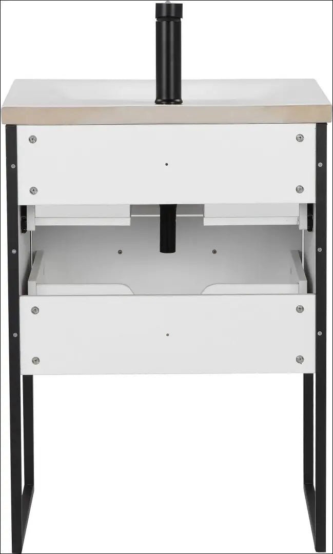 Vonios spintelė su praustuvu KI1563 - €120 Save 50% 100-200, __label:Pristatymas 1-2 d.d., color-balta, color-juoda,