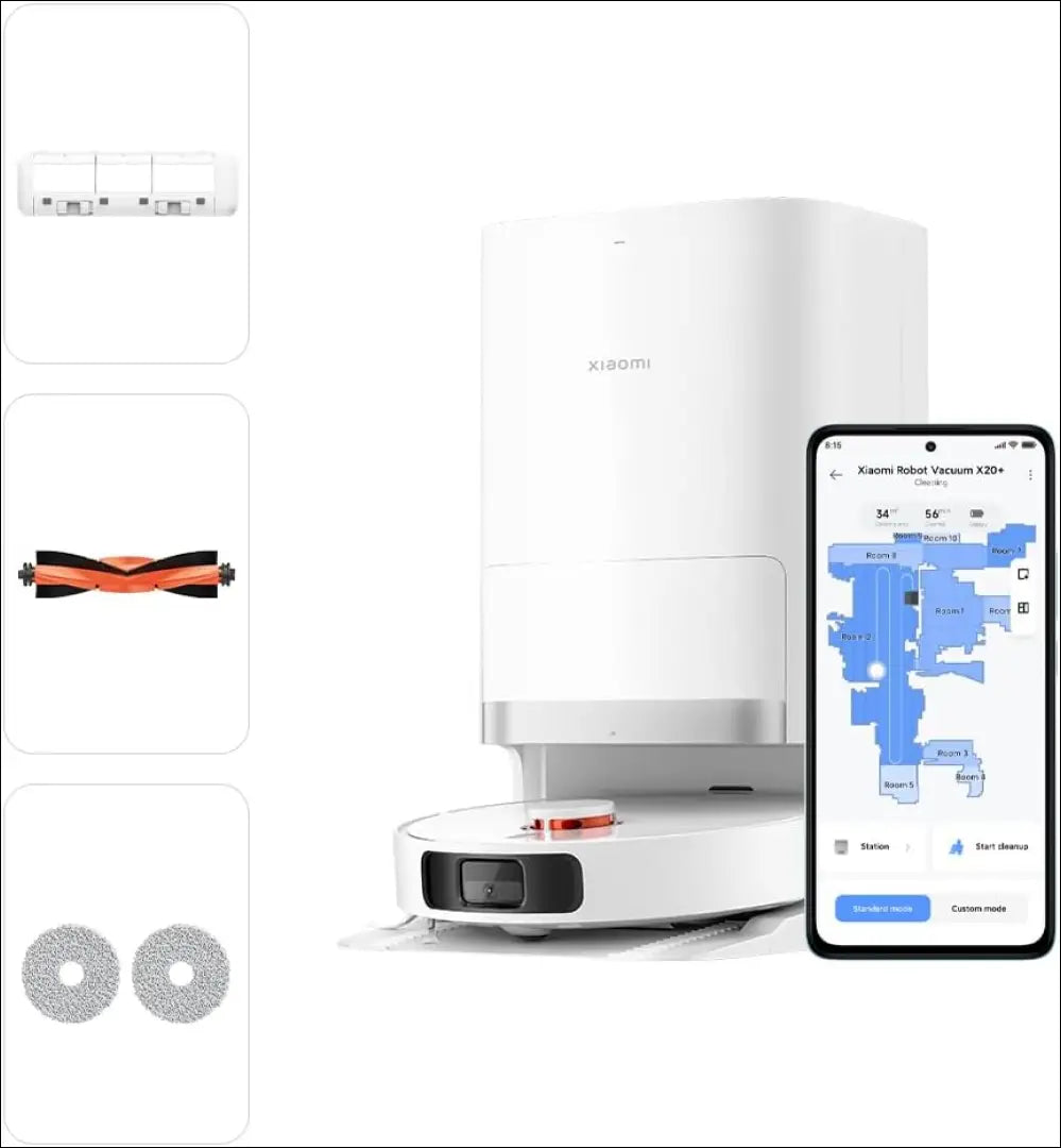 „Xiaomi“ robotas dulkių siurblys X20+ SP326 - €205 Save 50% __label:Pristatymas 1-2 d.d., color-balta, elektronika,