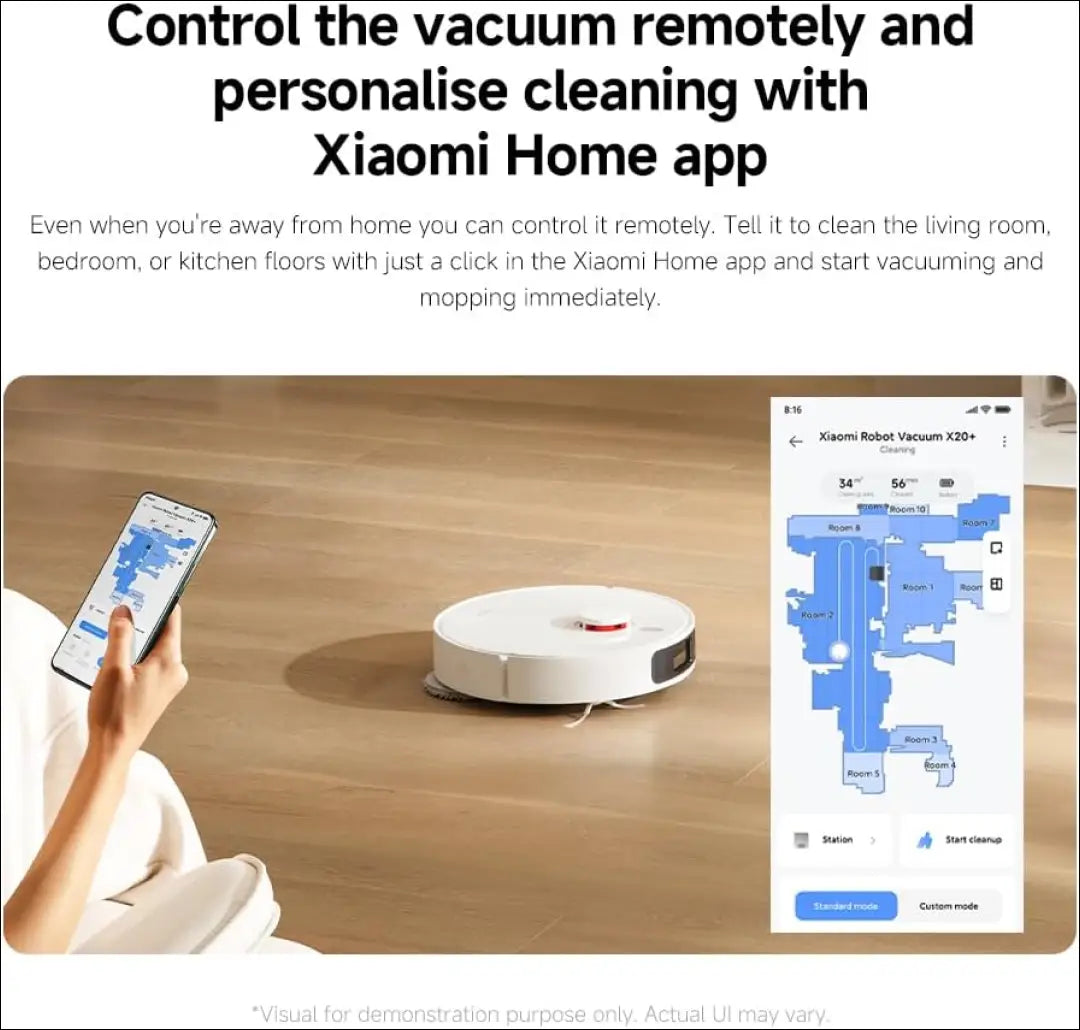 „Xiaomi“ robotas dulkių siurblys X20+ SP326 - €205 Save 50% __label:Pristatymas 1-2 d.d., color-balta, elektronika,